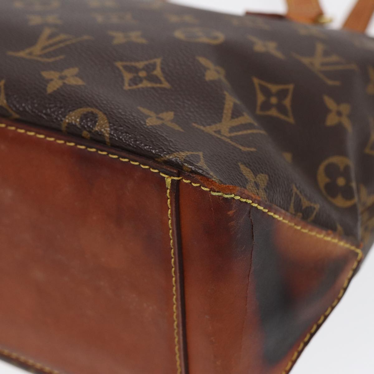 LOUIS VUITTON Monogram Cabas Piano Tote Bag M51148 LV 89090
