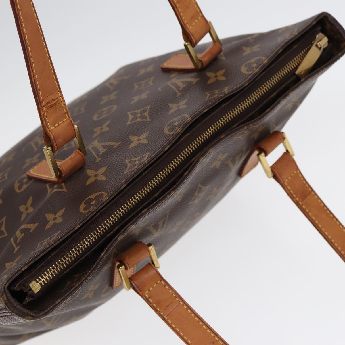LOUIS VUITTON Monogram Cabas Piano Tote Bag M51148 LV 89090