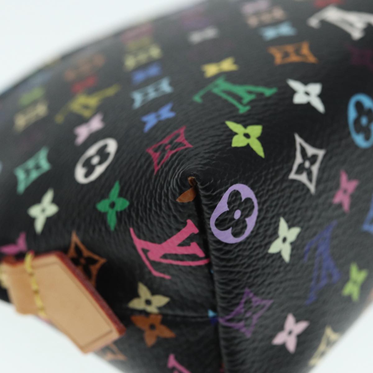 LOUIS VUITTON Monogram Multicolor Pochette Cosmetic Pouch M47355 LV 89104