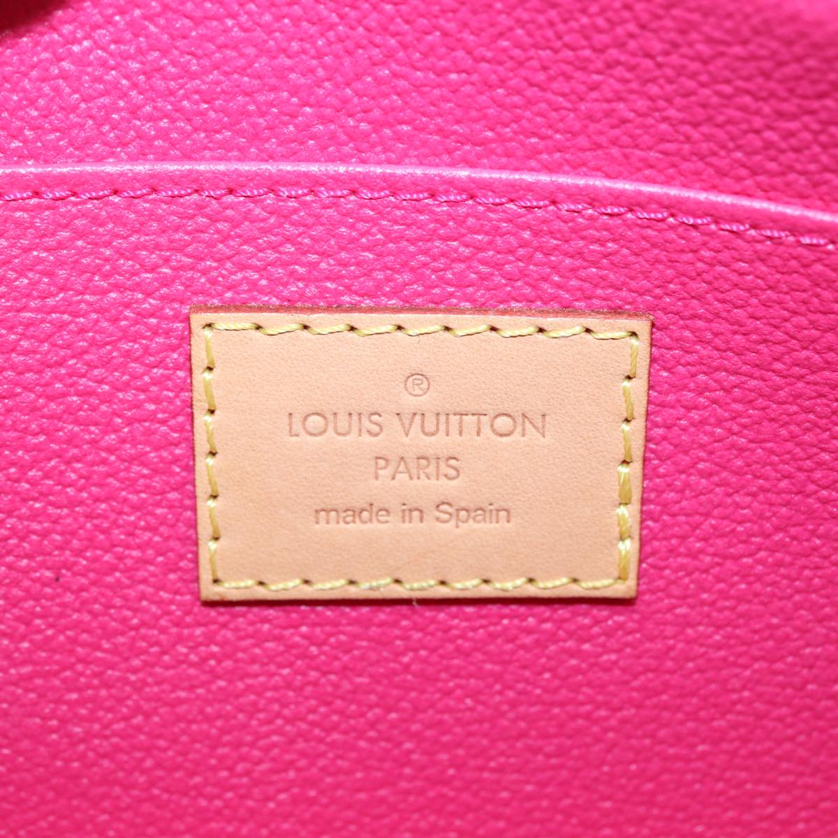 LOUIS VUITTON Monogram Multicolor Pochette Cosmetic Pouch M47355 LV 89104