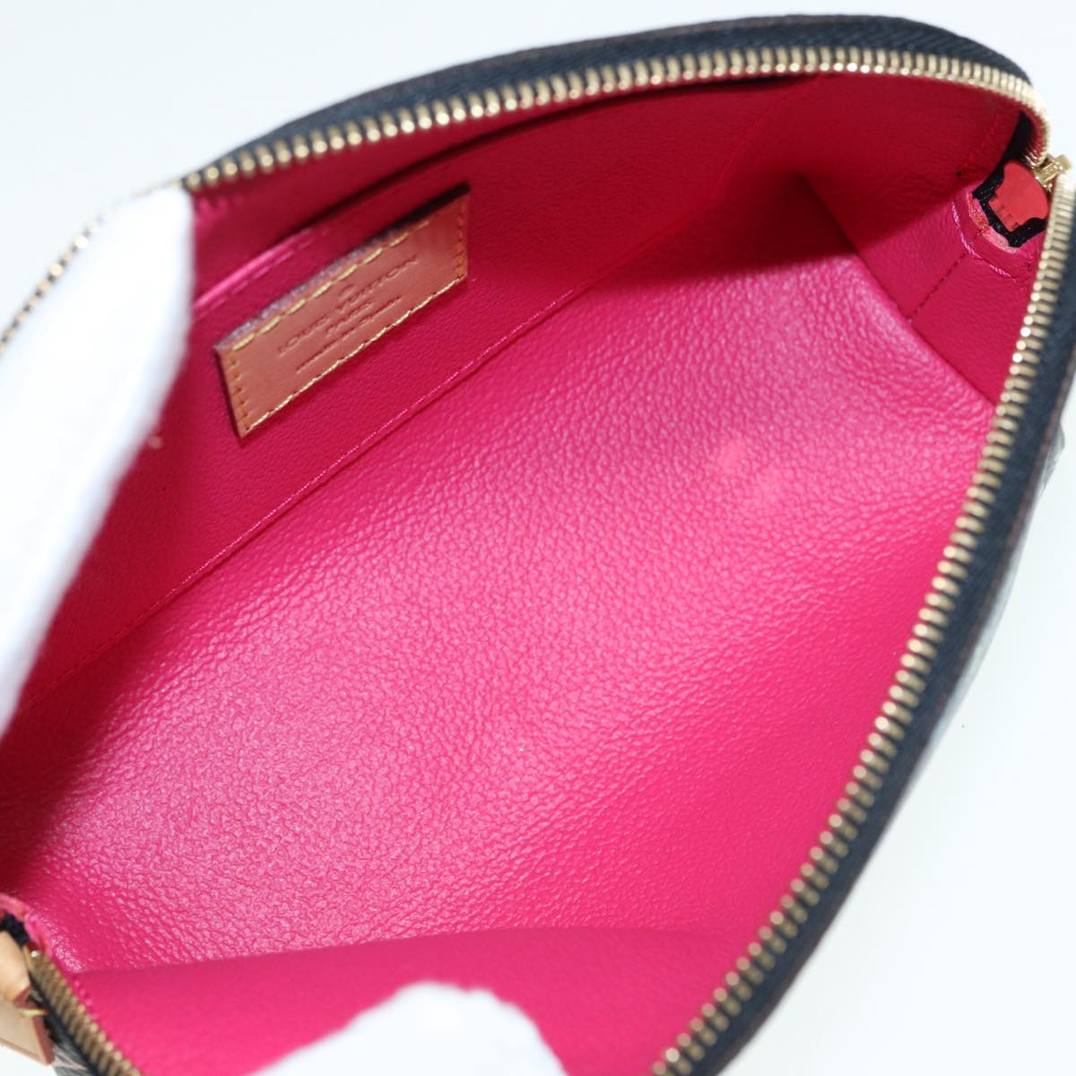 LOUIS VUITTON Monogram Multicolor Pochette Cosmetic Pouch M47355 LV 89104