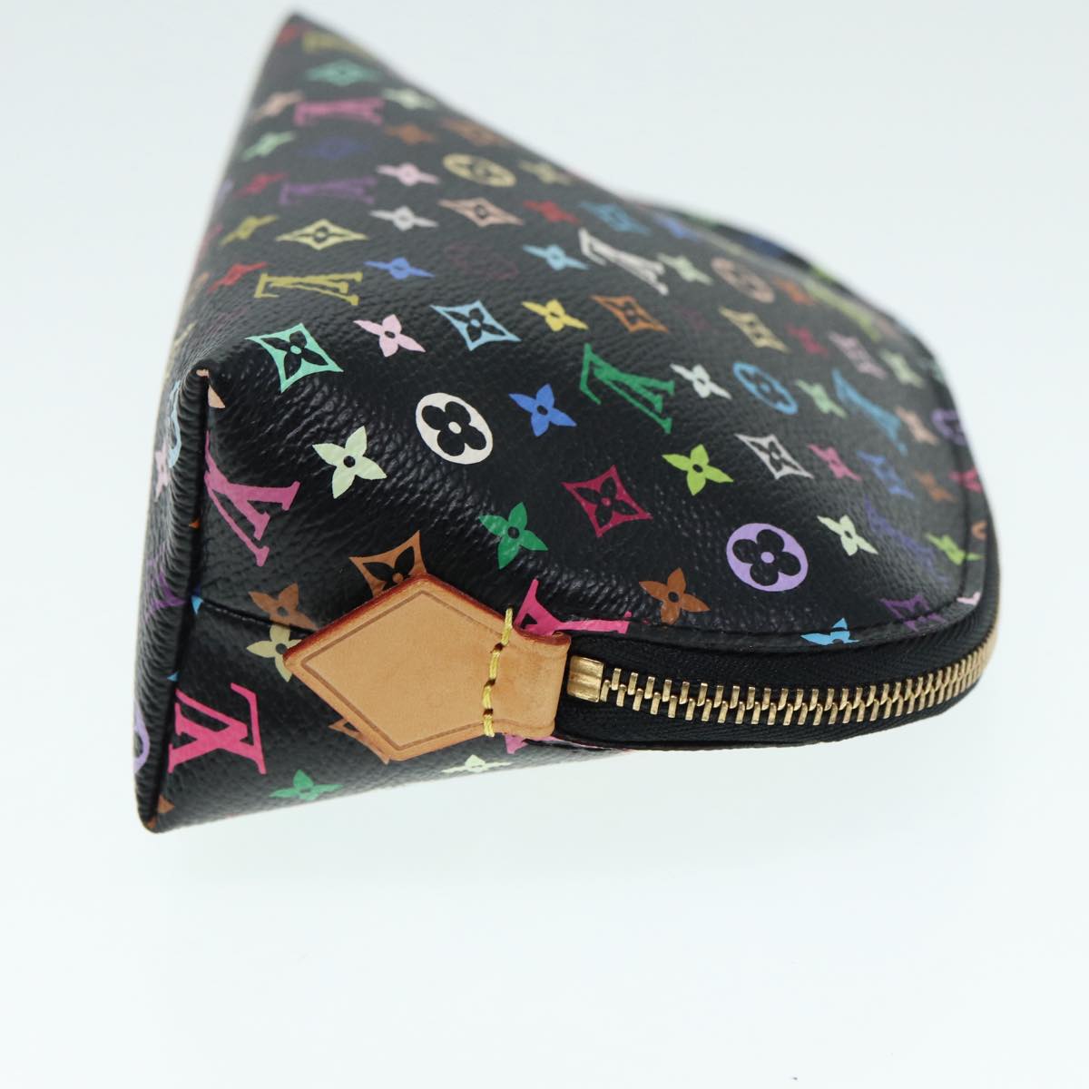 LOUIS VUITTON Monogram Multicolor Pochette Cosmetic Pouch M47355 LV 89104