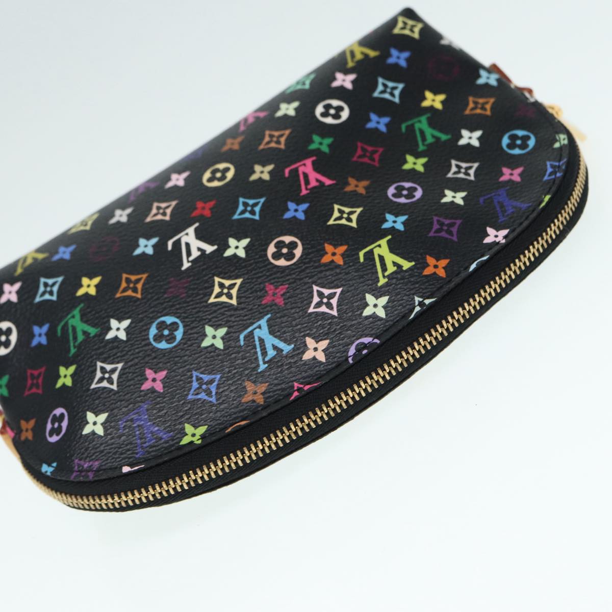 LOUIS VUITTON Monogram Multicolor Pochette Cosmetic Pouch M47355 LV 89104