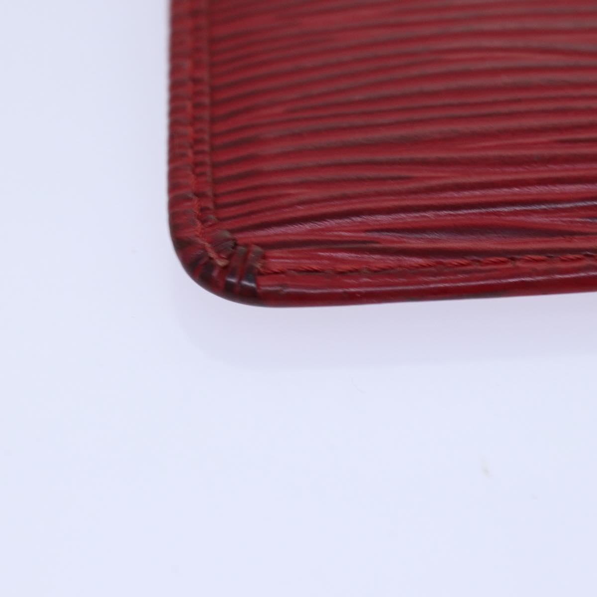 LOUIS VUITTON Epi Pochette Cles Coin Purse Red M63807 LV 89105