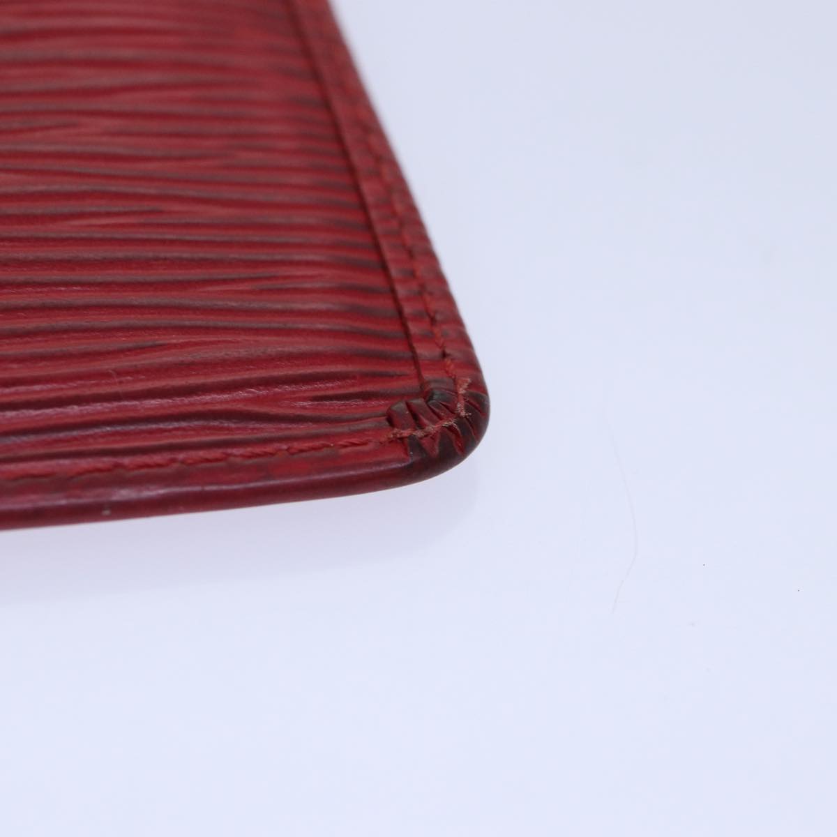 LOUIS VUITTON Epi Pochette Cles Coin Purse Red M63807 LV 89105