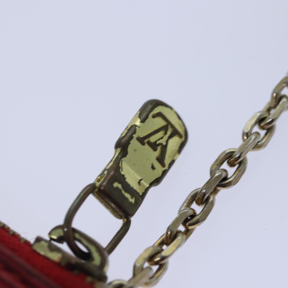 LOUIS VUITTON Epi Pochette Cles Coin Purse Red M63807 LV 89105