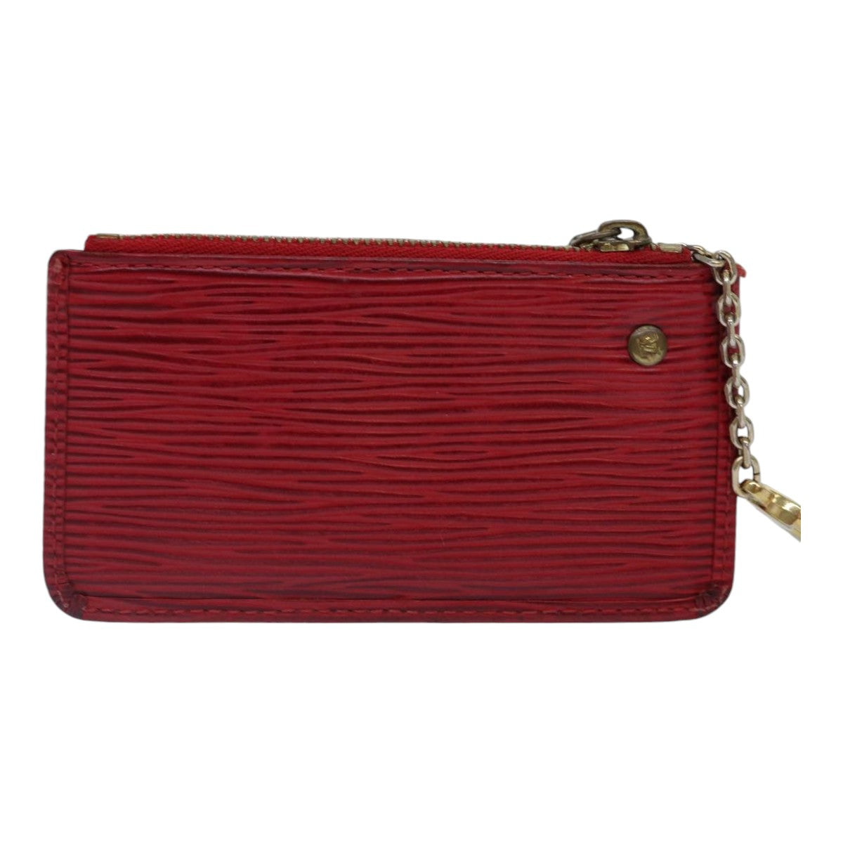 LOUIS VUITTON Epi Pochette Cles Coin Purse Red M63807 LV 89105