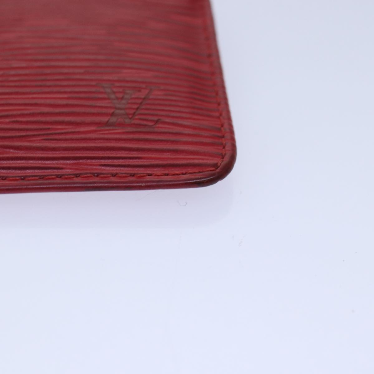 LOUIS VUITTON Epi Pochette Cles Coin Purse Red M63807 LV 89105