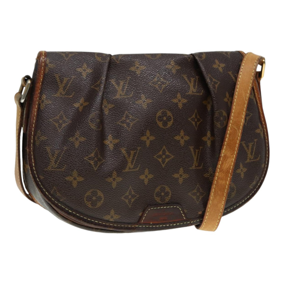 LOUIS VUITTON Monogram Menilmontant PM Shoulder Bag M40474 LV 89108