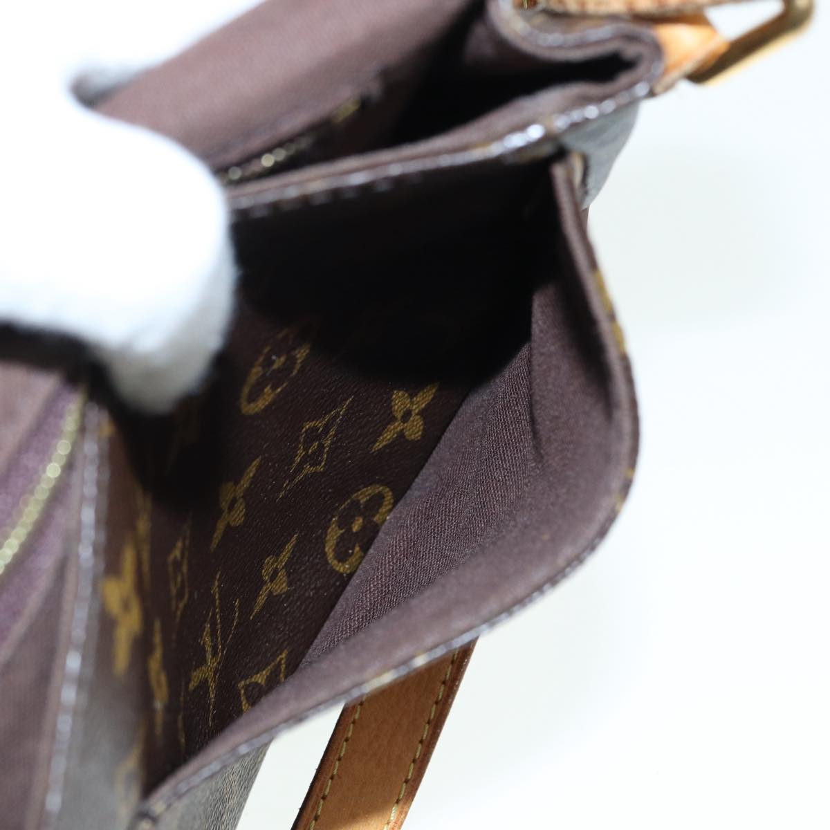 LOUIS VUITTON Monogram Menilmontant PM Shoulder Bag M40474 LV 89108
