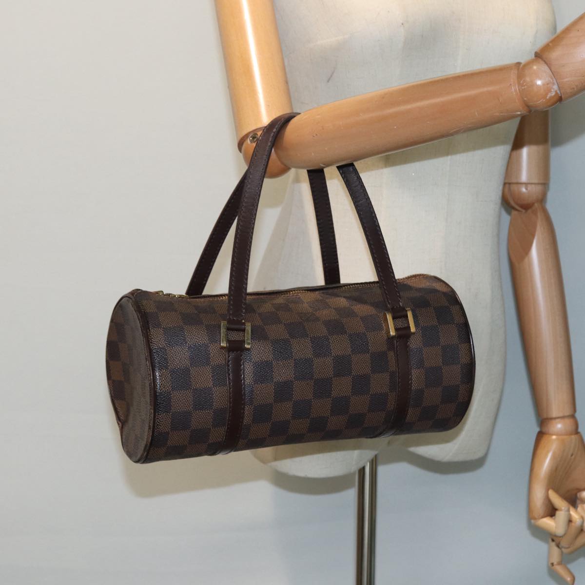 LOUIS VUITTON Damier Ebene Papillon 30 Hand Bag N51303 LV 89109