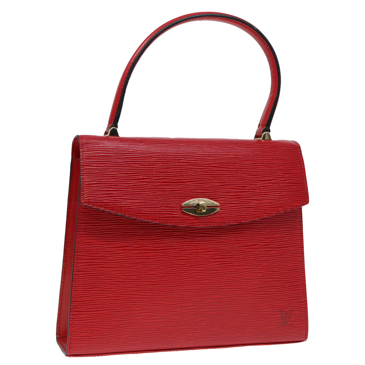 LOUIS VUITTON Epi Malesherbes Hand Bag Red M52377 LV 89112
