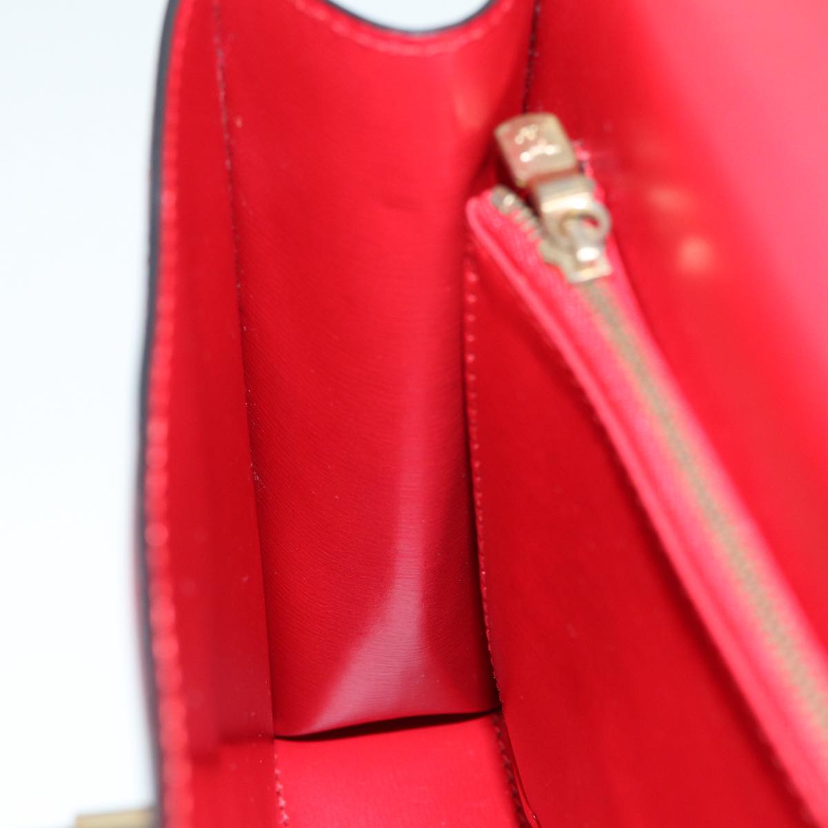 LOUIS VUITTON Epi Malesherbes Hand Bag Red M52377 LV 89112