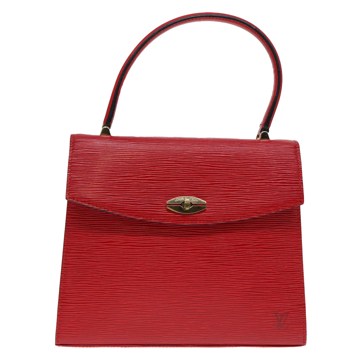 LOUIS VUITTON Epi Malesherbes Hand Bag Red M52377 LV 89112