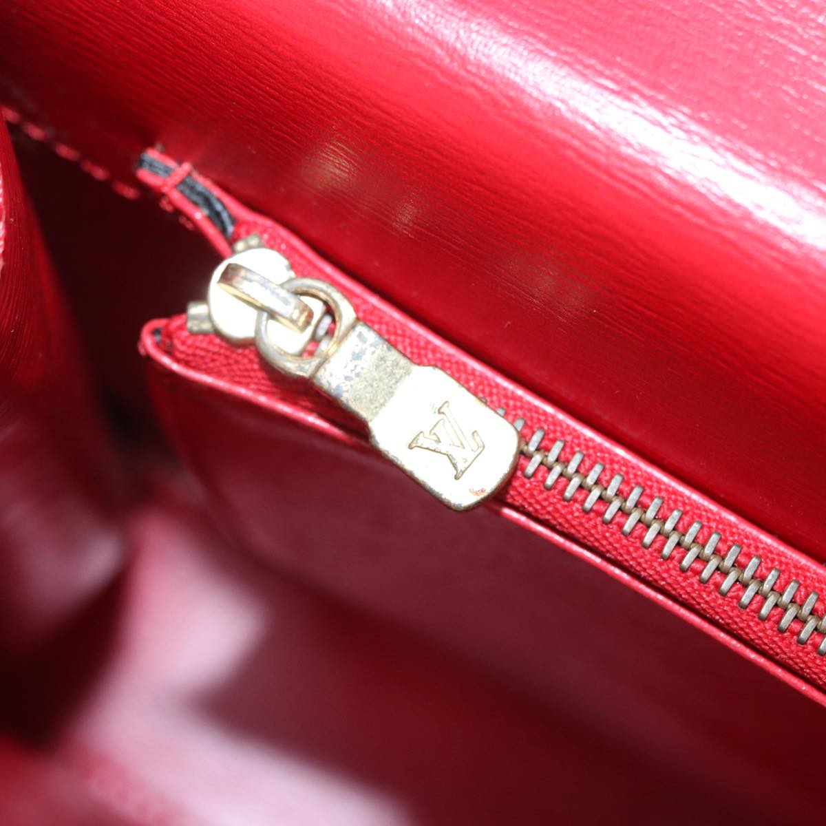 LOUIS VUITTON Epi Malesherbes Hand Bag Red M52377 LV 89112