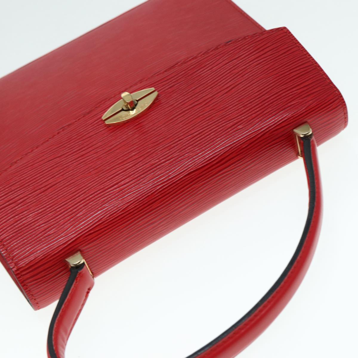 LOUIS VUITTON Epi Malesherbes Hand Bag Red M52377 LV 89112