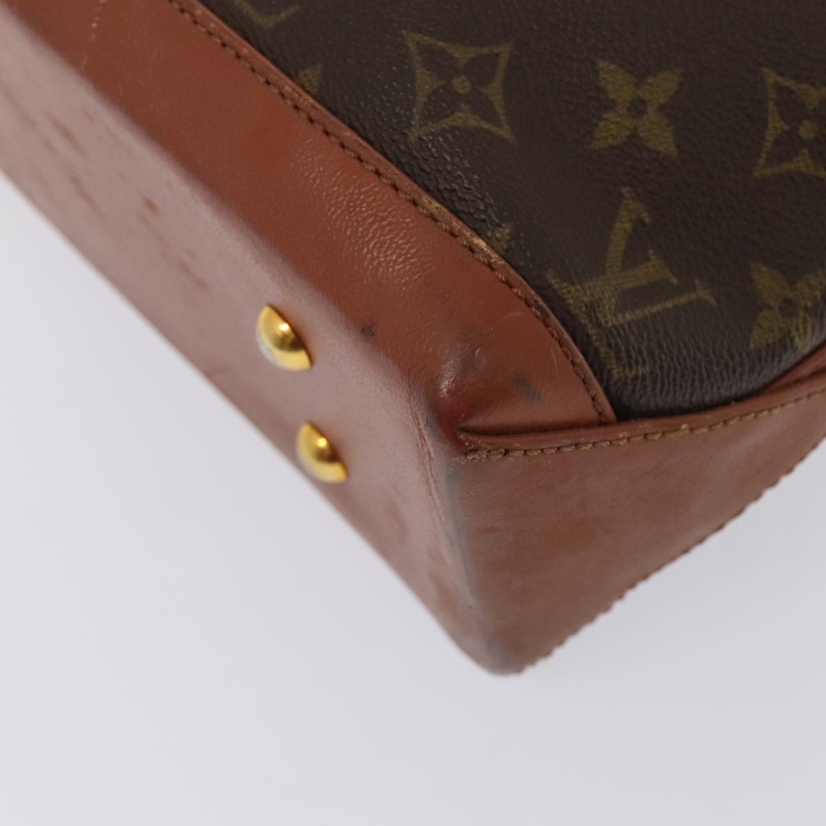 LOUIS VUITTON Monogram Sac Weekend PM Tote Bag M42425 LV 89123