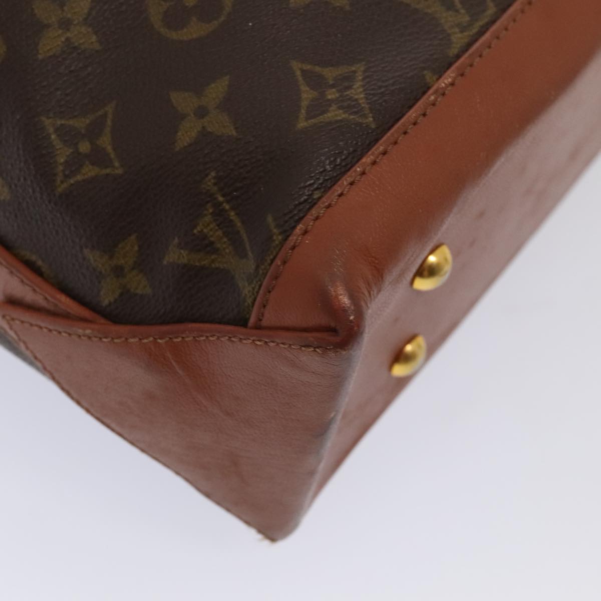 LOUIS VUITTON Monogram Sac Weekend PM Tote Bag M42425 LV 89123