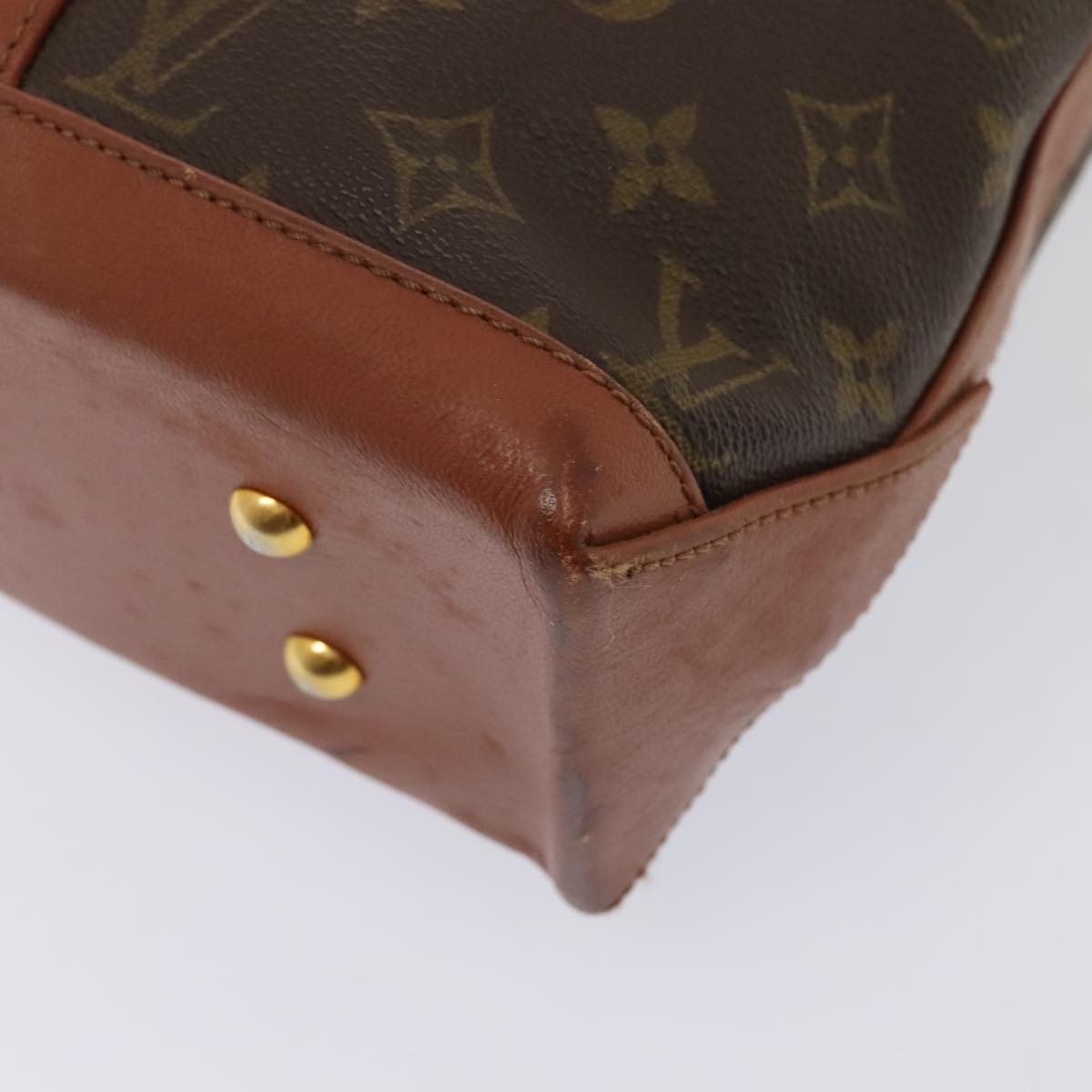 LOUIS VUITTON Monogram Sac Weekend PM Tote Bag M42425 LV 89123