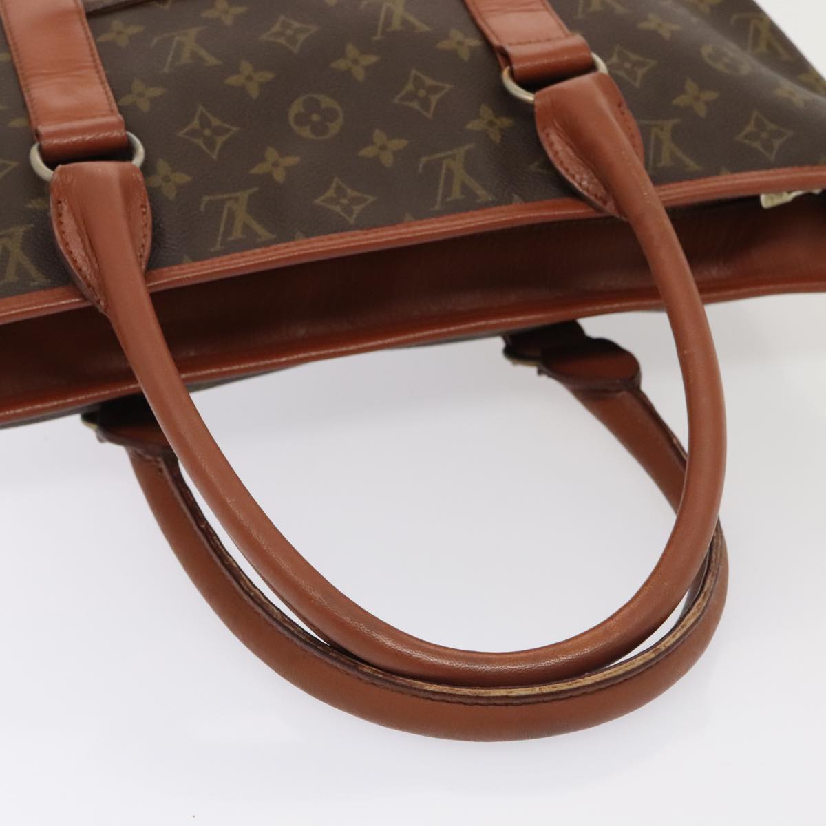 LOUIS VUITTON Monogram Sac Weekend PM Tote Bag M42425 LV 89123