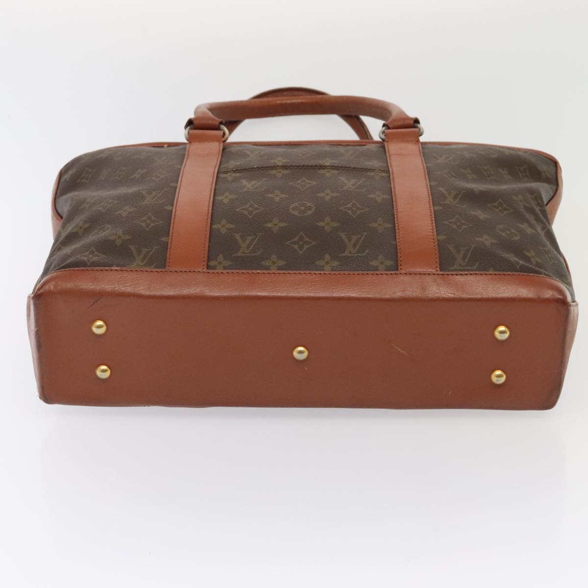 LOUIS VUITTON Monogram Sac Weekend PM Tote Bag M42425 LV 89123