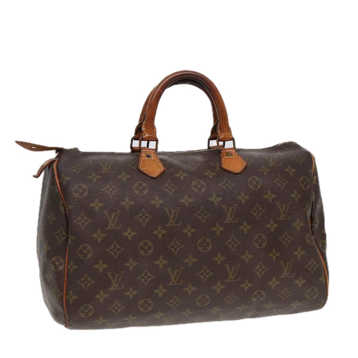 LOUIS VUITTON Monogram Speedy 35 Hand Bag M41524 LV 89127