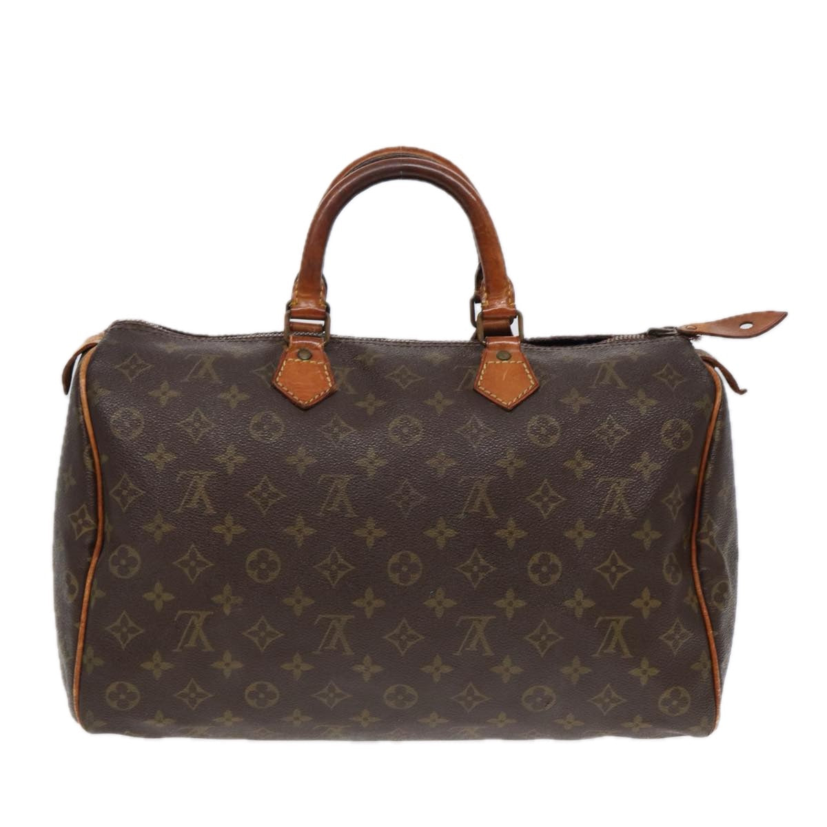 LOUIS VUITTON Monogram Speedy 35 Hand Bag M41524 LV 89127