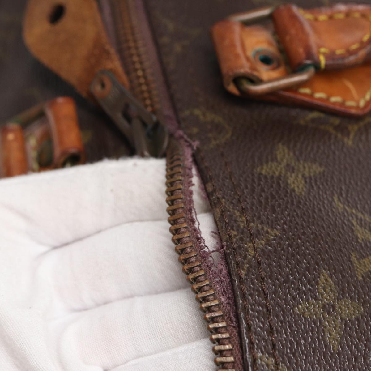 LOUIS VUITTON Monogram Speedy 35 Hand Bag M41524 LV 89127