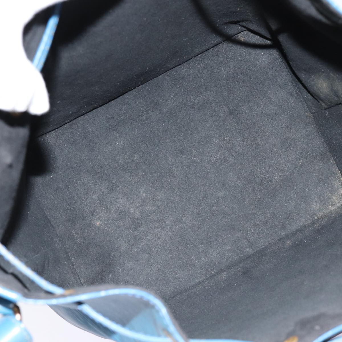 LOUIS VUITTON Epi Petit Noe Shoulder Bag Blue M44105 LV 89128
