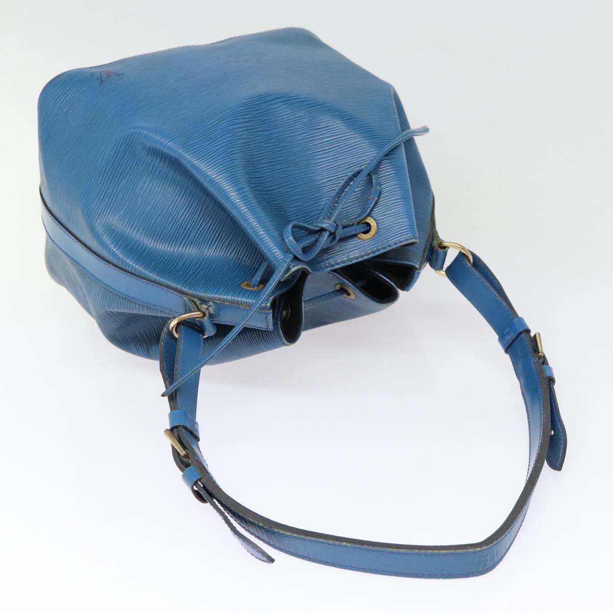 LOUIS VUITTON Epi Petit Noe Shoulder Bag Blue M44105 LV 89128