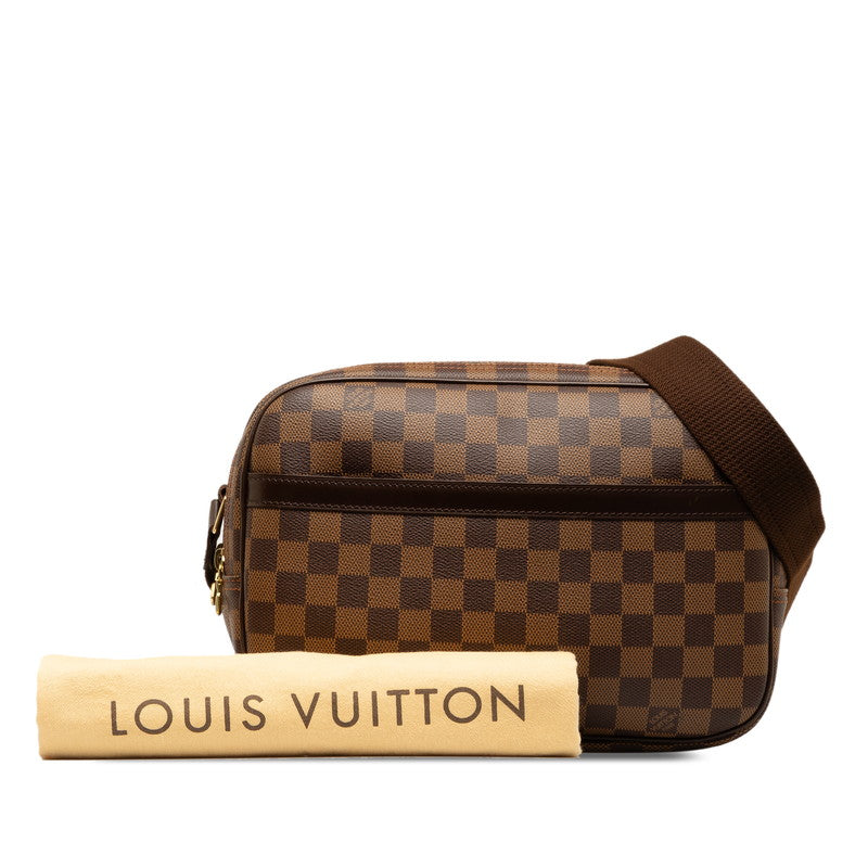 Louis Vuitton Reporters PM Pulled Shoulder Bag N45253 Brown PVC Leather  Louis Vuitton