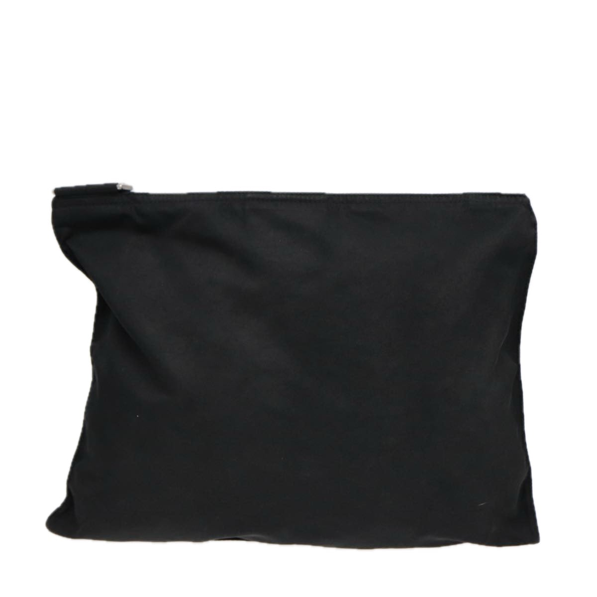 Luxury Prada Shoulder Bag Nylon Black Silver  89130