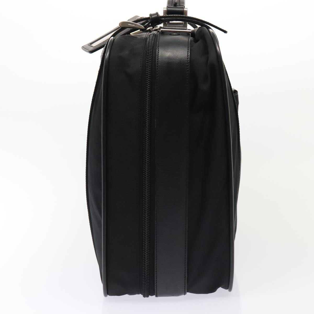 Luxury Prada Business Bag Nylon 2way Black Silver  89133