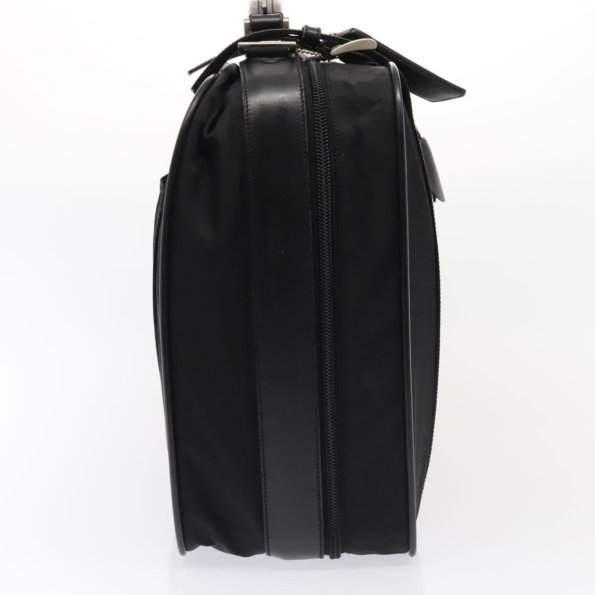 Luxury Prada Business Bag Nylon 2way Black Silver  89133