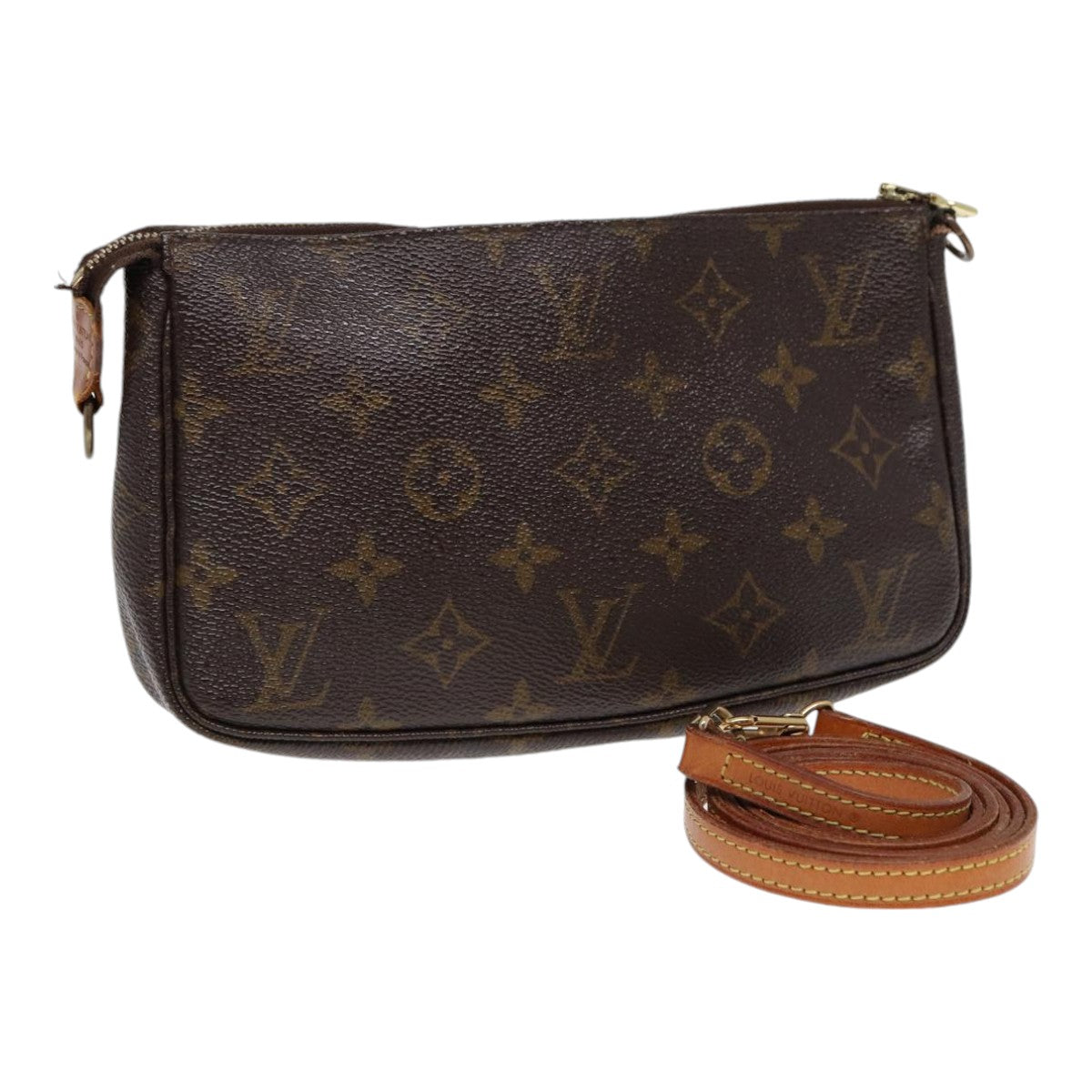 LOUIS VUITTON Monogram Pochette Accessoires Pouch M51980 LV 89167