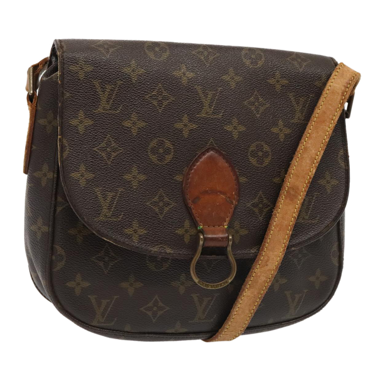 LOUIS VUITTON Monogram Saint Cloud GM Shoulder Bag M51242 LV 89171