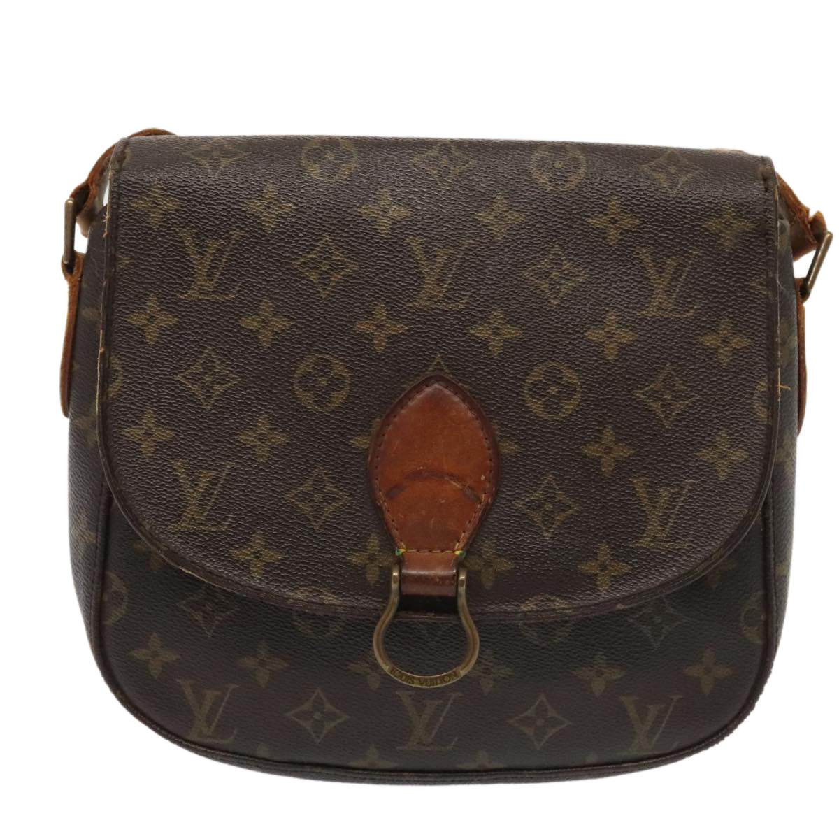 LOUIS VUITTON Monogram Saint Cloud GM Shoulder Bag M51242 LV 89171