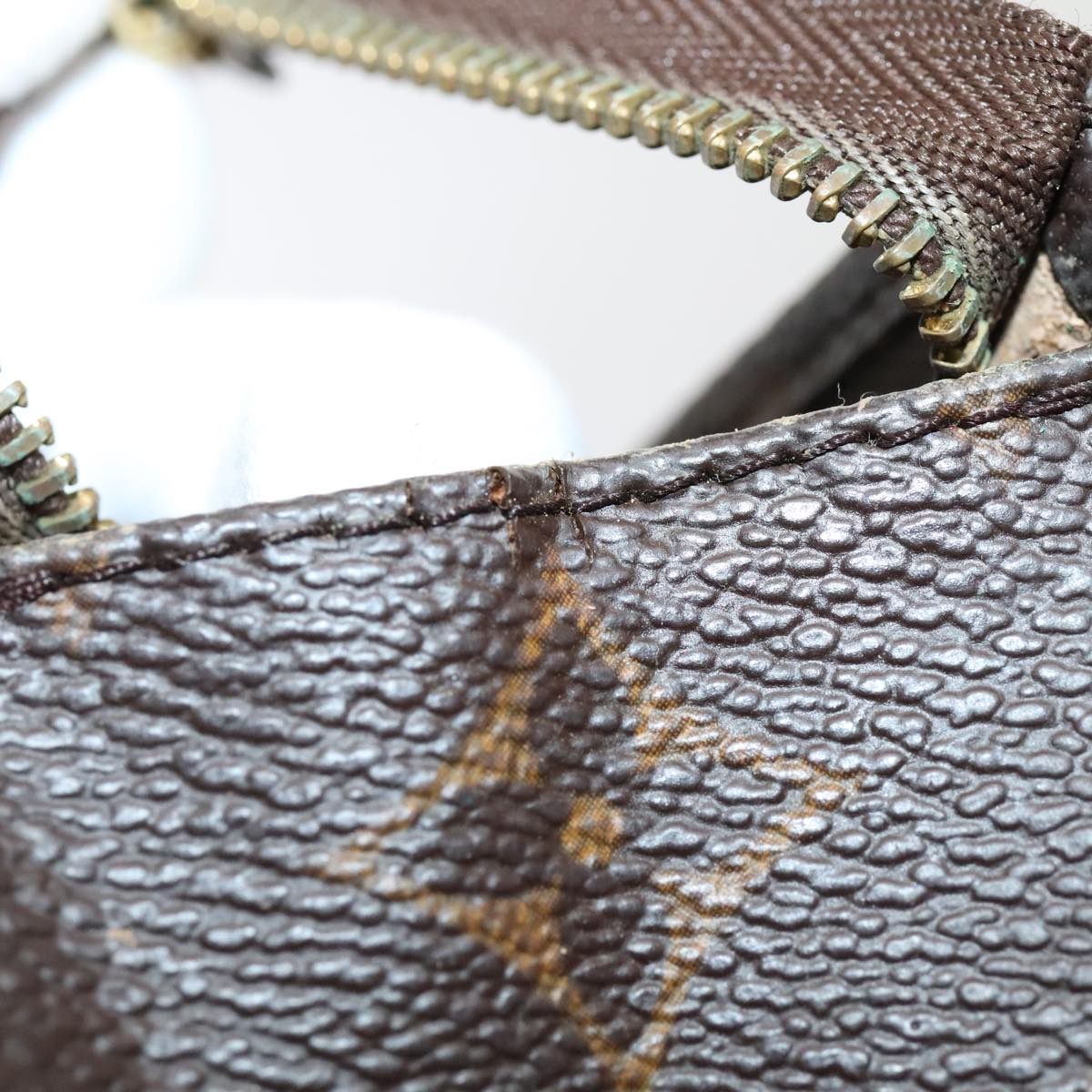 LOUIS VUITTON Monogram Poche Toilette 19 Pouch M47544 LV 89176