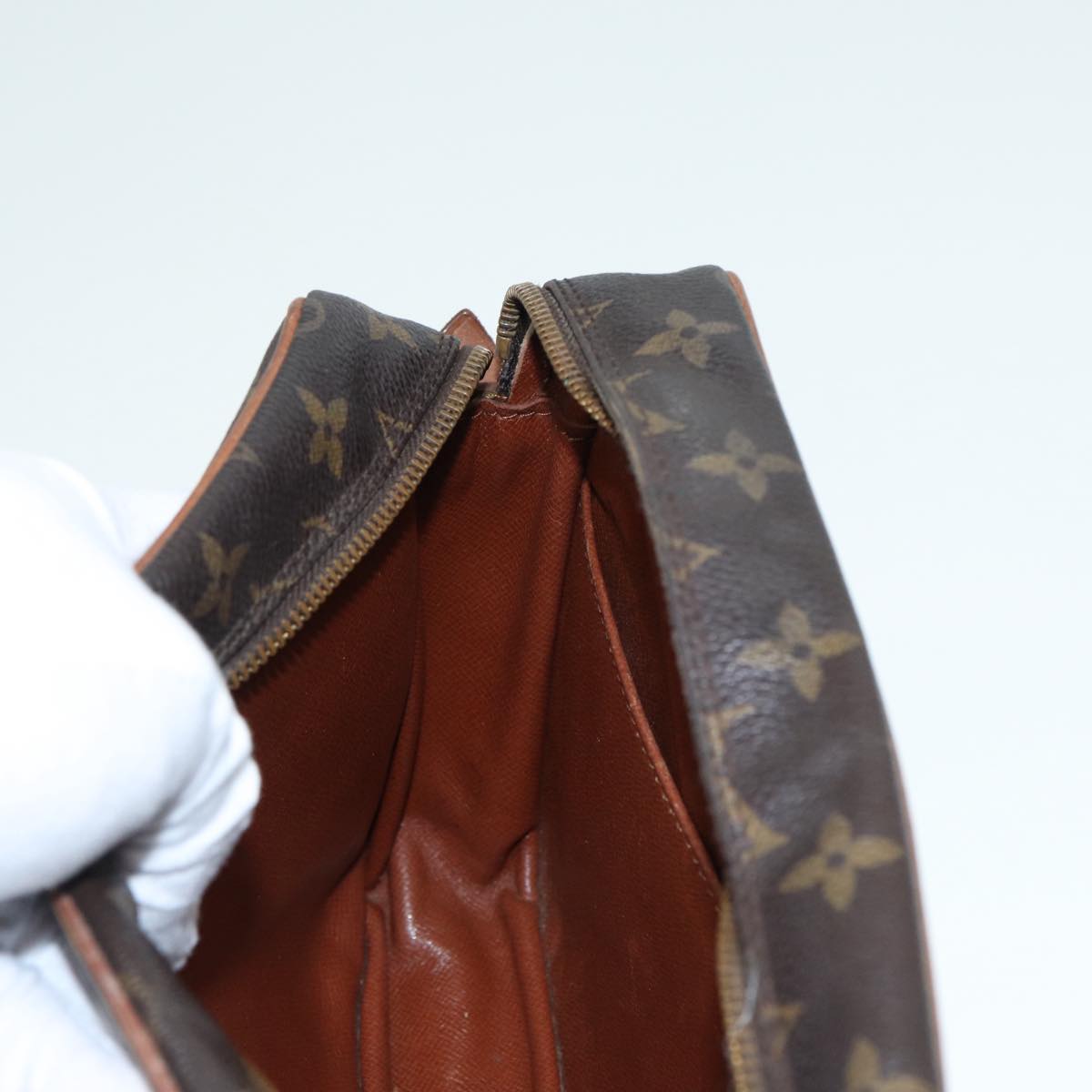 LOUIS VUITTON Monogram Compiegne 28 Clutch Bag M51845 LV 89178