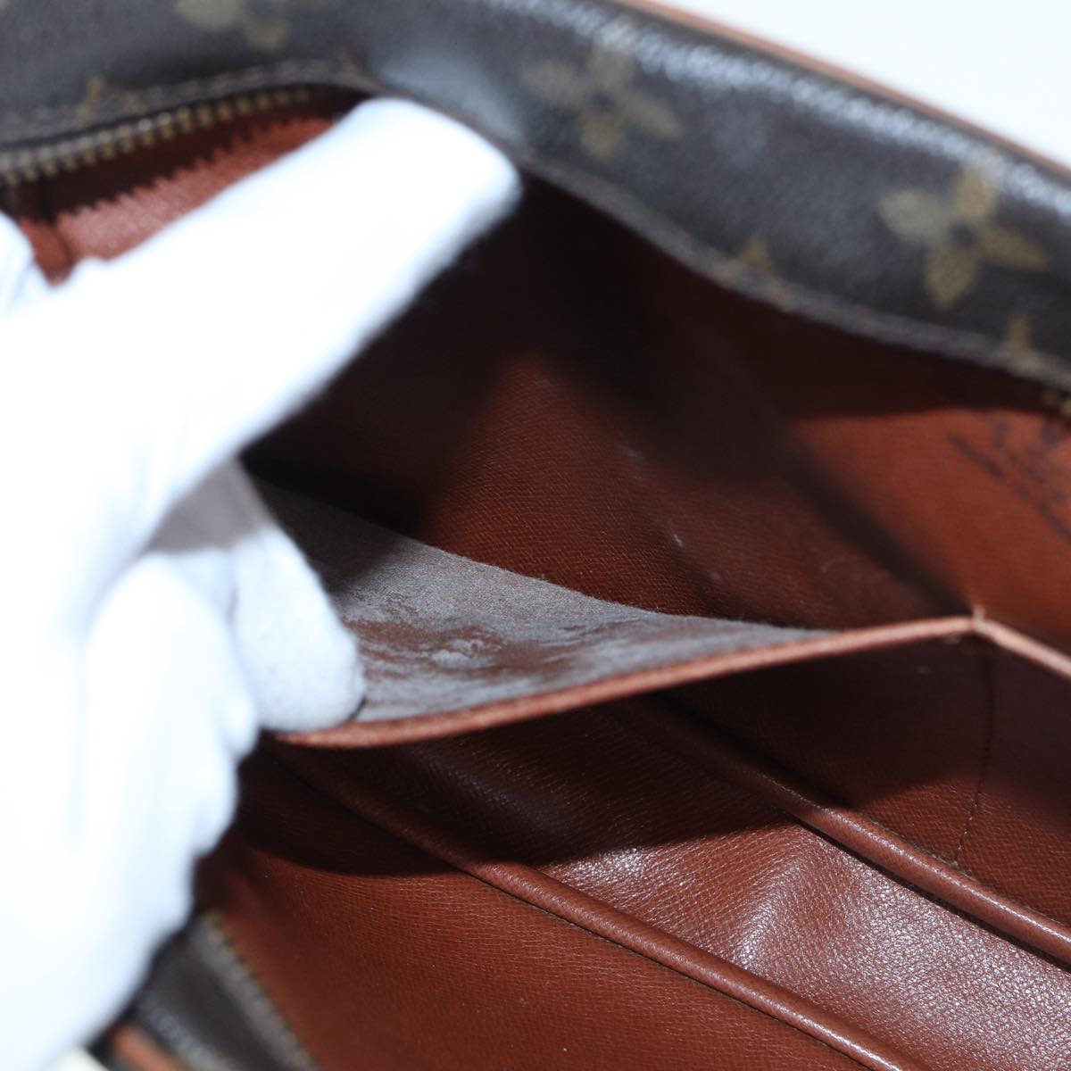 LOUIS VUITTON Monogram Compiegne 28 Clutch Bag M51845 LV 89178
