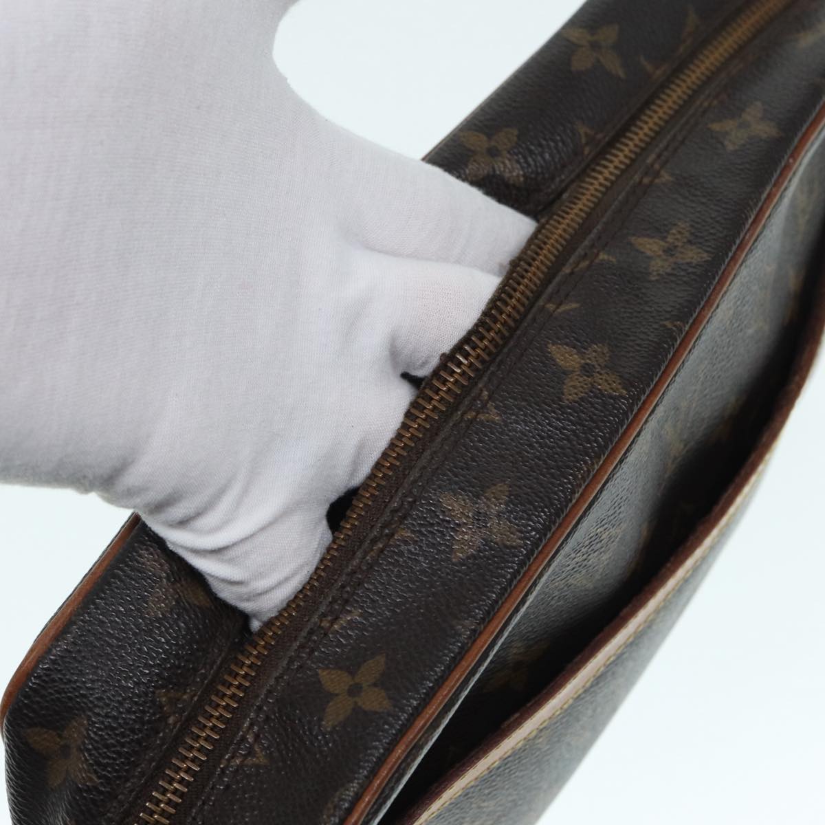 LOUIS VUITTON Monogram Compiegne 28 Clutch Bag M51845 LV 89178