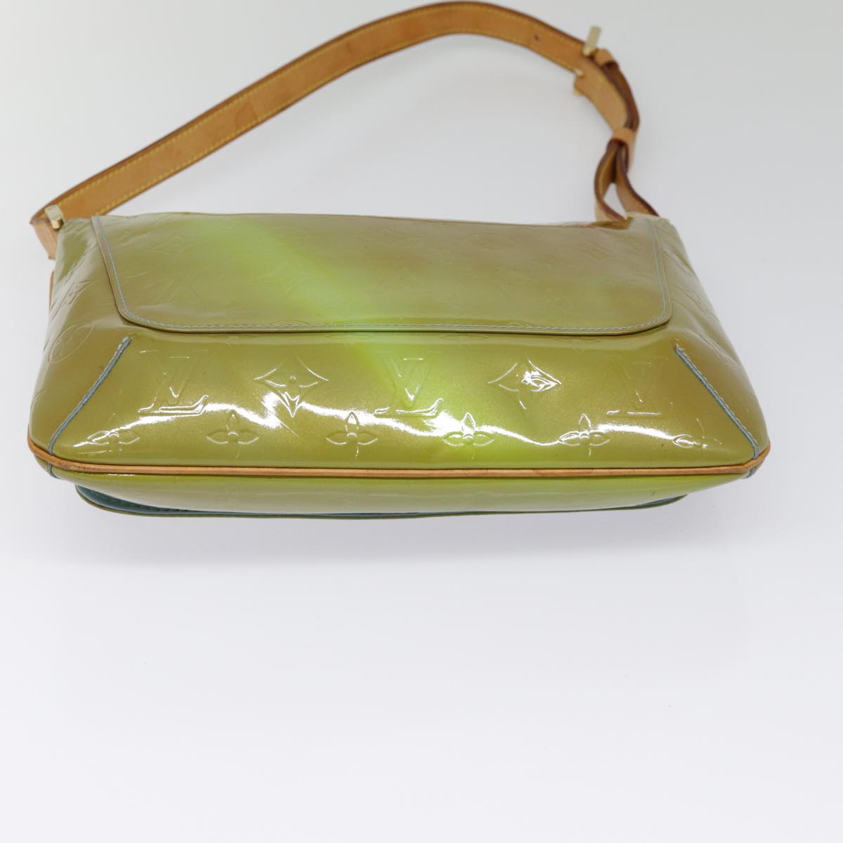 LOUIS VUITTON Monogram Vernis Thompson Street Bag Baby Blue M91009 89182