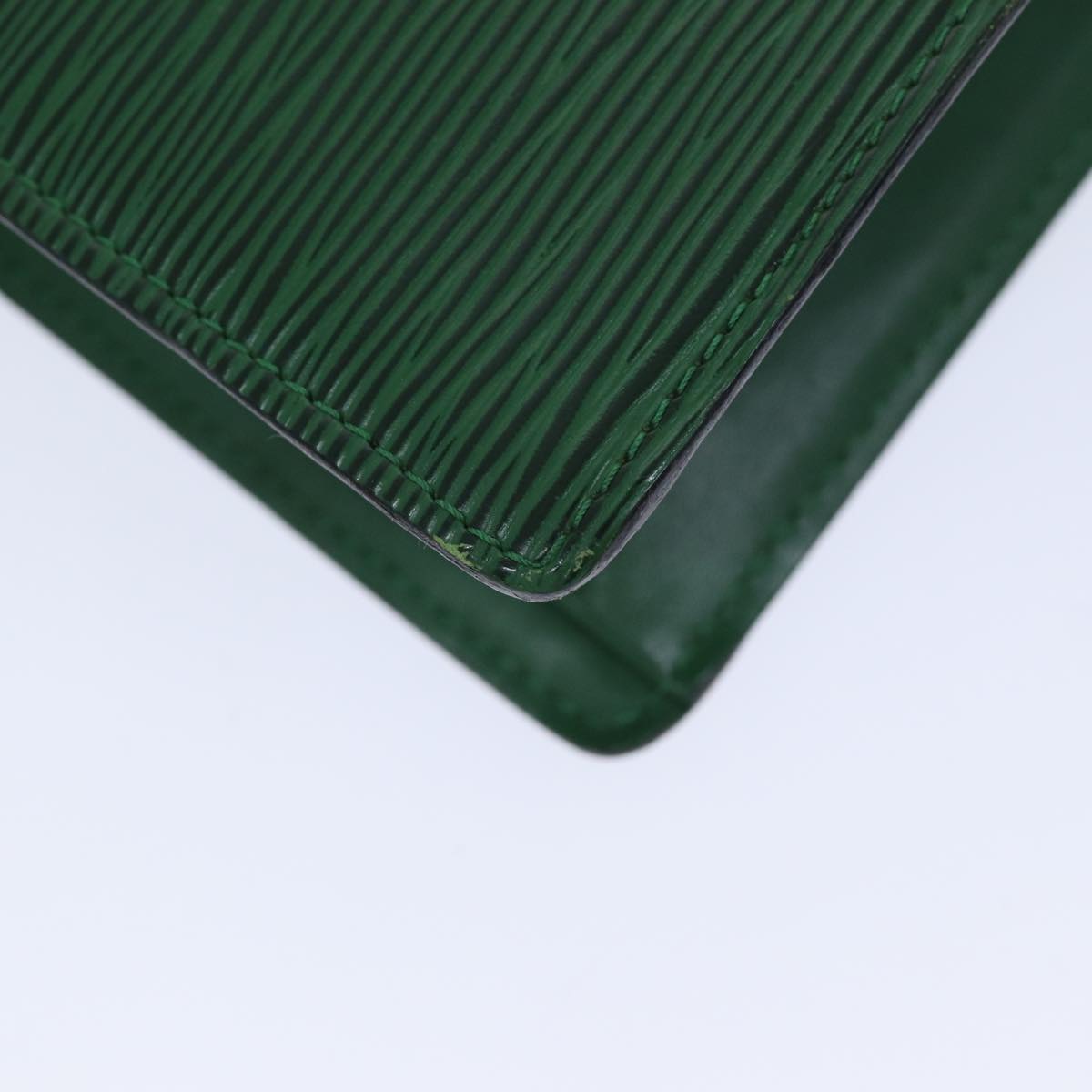 LOUIS VUITTON Epi Trousse Crete Pouch Green M48404 LV 89183