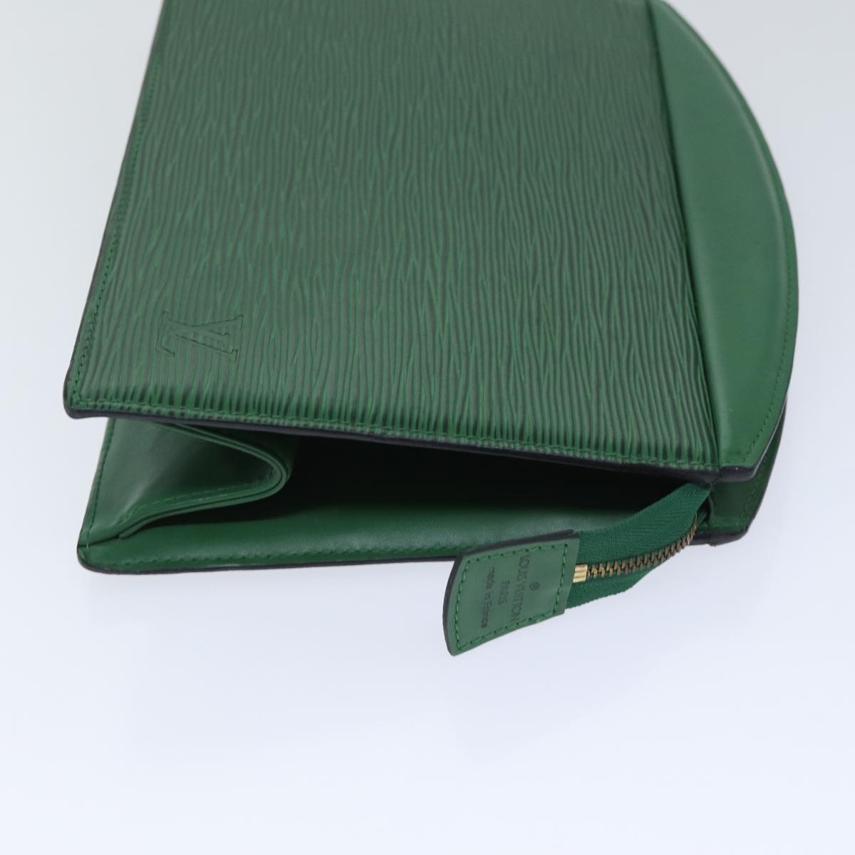 LOUIS VUITTON Epi Trousse Crete Pouch Green M48404 LV 89183