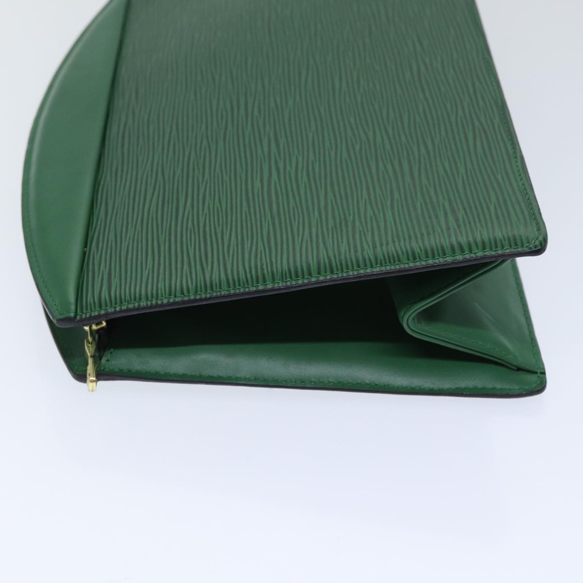 LOUIS VUITTON Epi Trousse Crete Pouch Green M48404 LV 89183