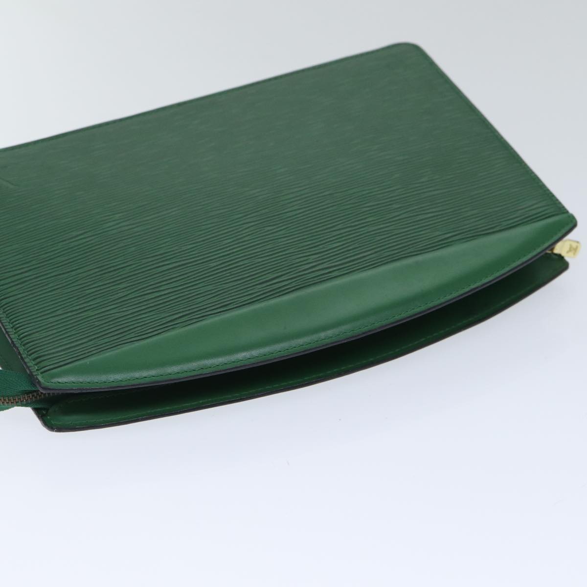 LOUIS VUITTON Epi Trousse Crete Pouch Green M48404 LV 89183