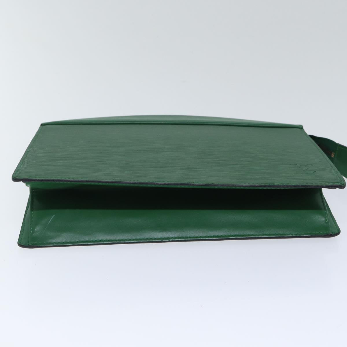 LOUIS VUITTON Epi Trousse Crete Pouch Green M48404 LV 89183