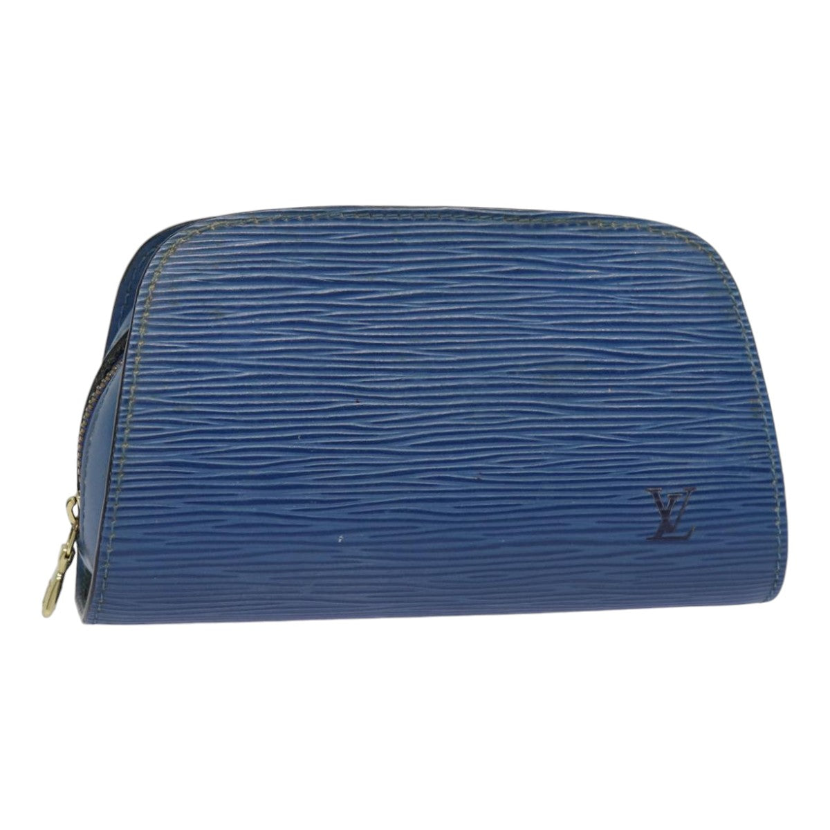 LOUIS VUITTON Epi Dauphine PM Pouch Blue M48445 LV 89185