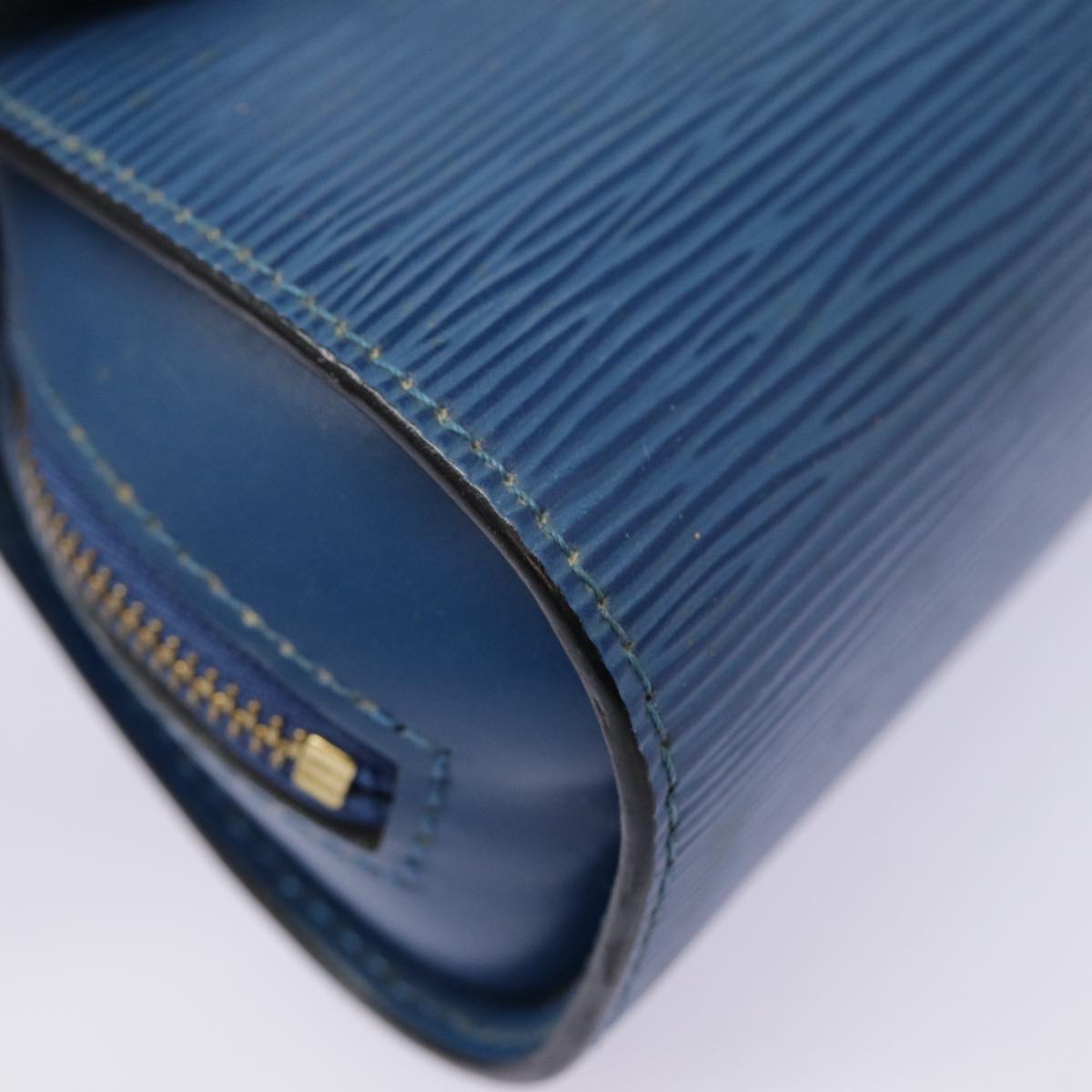 LOUIS VUITTON Epi Dauphine PM Pouch Blue M48445 LV 89185