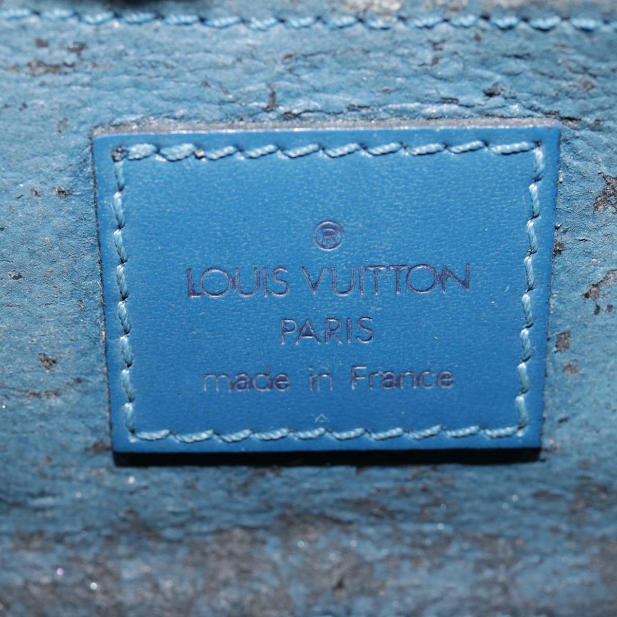 LOUIS VUITTON Epi Dauphine PM Pouch Blue M48445 LV 89185